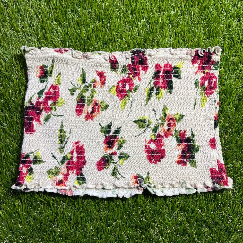 Ambiance Floral Tube Top